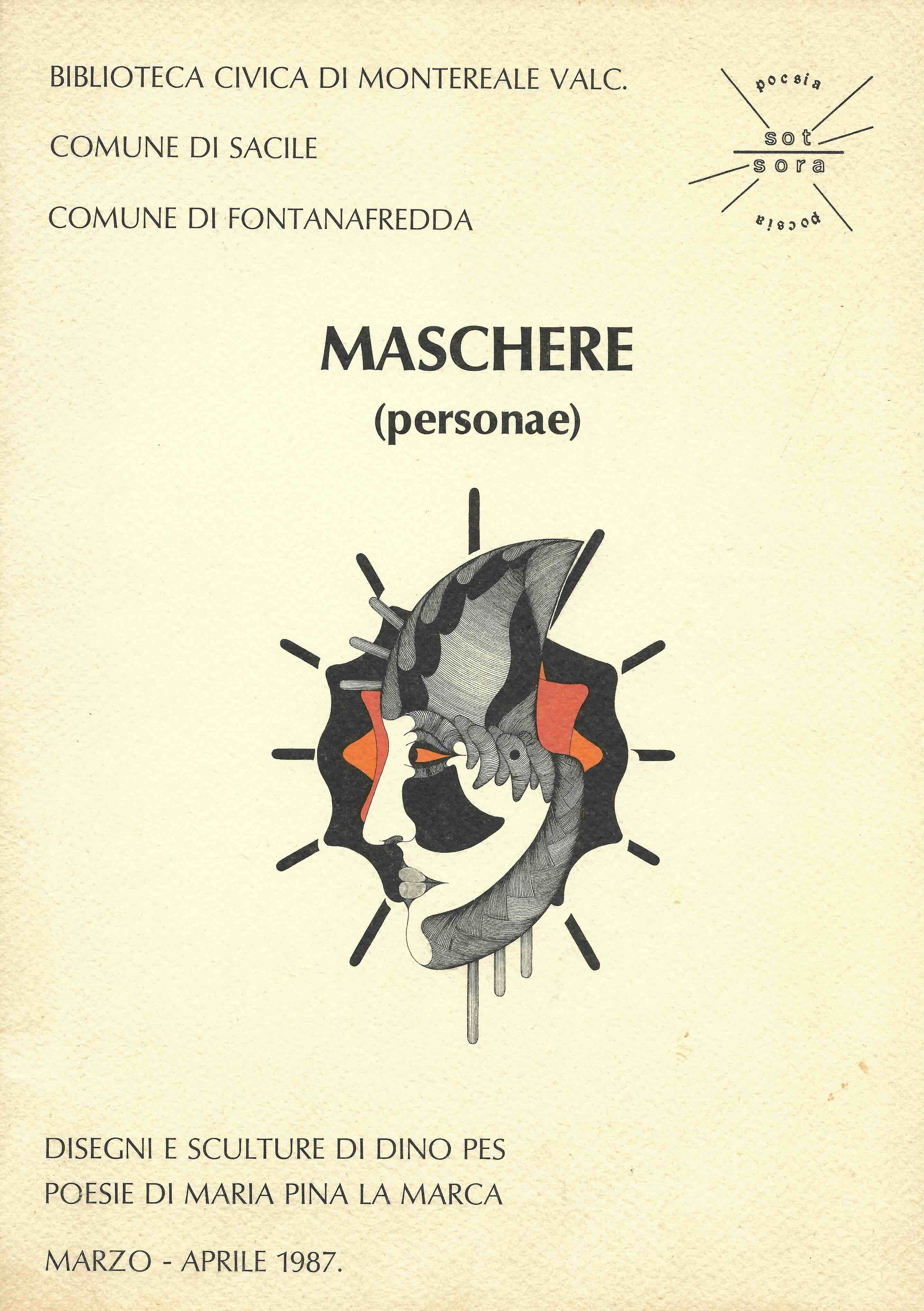 Copertina del libro Maschere